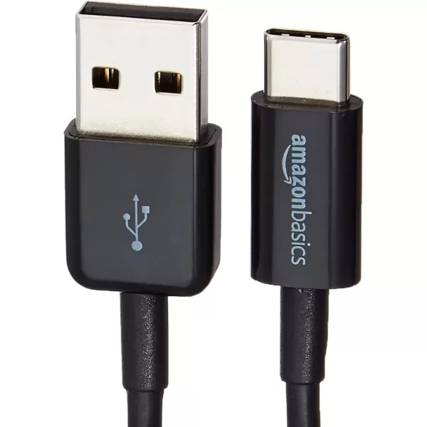 imageAmazon Basics USBC to USBA 20 Fast Charger Cable 480Mbps Speed USBIF Certified for Apple iPhone 1615 iPad Samsung Galaxy Tablets Laptops 3 Foot BlackBlack