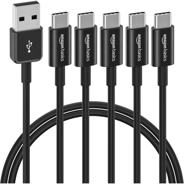 imageAmazon Basics USBC to USBA 20 Fast Charger Cable 480Mbps Speed USBIF Certified for Apple iPhone 1615 iPad Samsung Galaxy Tablets Laptops 3 Foot BlackBlack