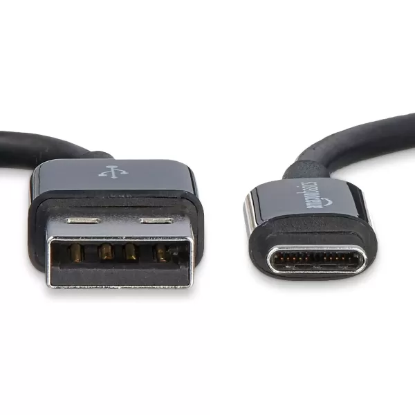 imageAmazon Basics USBC to USBA 20 Fast Charger Cable 480Mbps Speed USBIF Certified for Apple iPhone 1615 iPad Samsung Galaxy Tablets Laptops 3 Foot BlackBlack