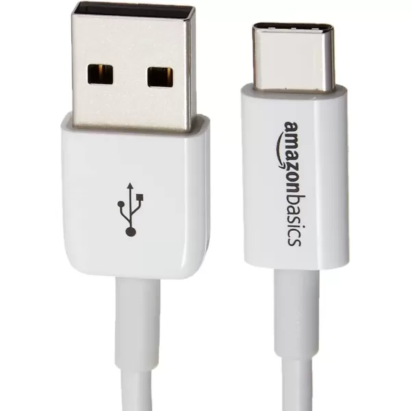 imageAmazon Basics USBC to USBA 20 Fast Charger Cable 480Mbps Speed USBIF Certified for Apple iPhone 1615 iPad Samsung Galaxy Tablets Laptops 3 Foot BlackWhite