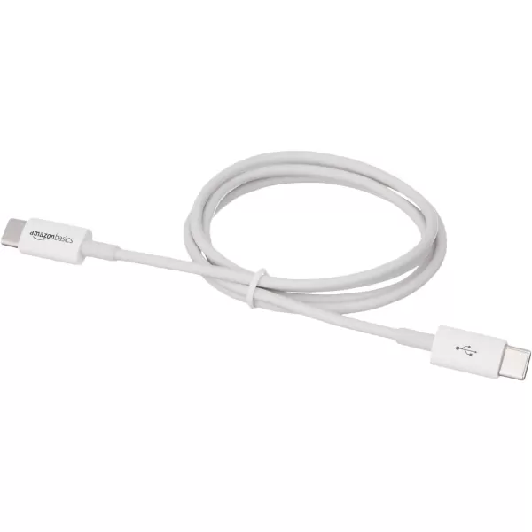 imageAmazon Basics USBC to USBC Fast Charger Cable 480Mbps Speed USBIF Certified for Fast Charging Apple iPhone 1615 iPad MacBook Samsung Galaxy Tablets Laptops 6 Foot WhiteWhite