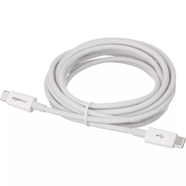 imageAmazon Basics USBC to USBC Fast Charger Cable 480Mbps Speed USBIF Certified for Fast Charging Apple iPhone 1615 iPad MacBook Samsung Galaxy Tablets Laptops 6 Foot WhiteWhite