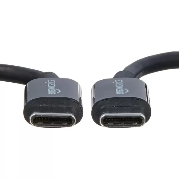 imageAmazon Basics USBC to USBC Fast Charger Cable 480Mbps Speed USBIF Certified for Fast Charging Apple iPhone 1615 iPad MacBook Samsung Galaxy Tablets Laptops 6 Foot WhiteBlack