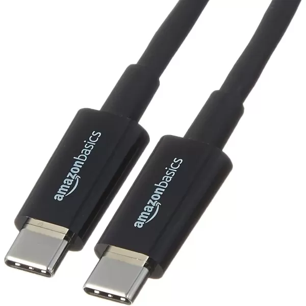 imageAmazon Basics USBC to USBC Fast Charger Cable 480Mbps Speed USBIF Certified for Fast Charging Apple iPhone 1615 iPad MacBook Samsung Galaxy Tablets Laptops 6 Foot WhiteBlack
