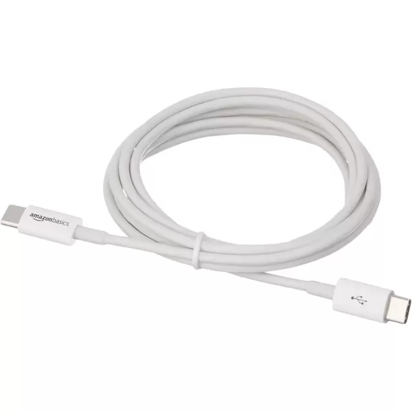 imageAmazon Basics USBC to USBC Fast Charger Cable 480Mbps Speed USBIF Certified for Fast Charging Apple iPhone 1615 iPad MacBook Samsung Galaxy Tablets Laptops 6 Foot WhiteWhite