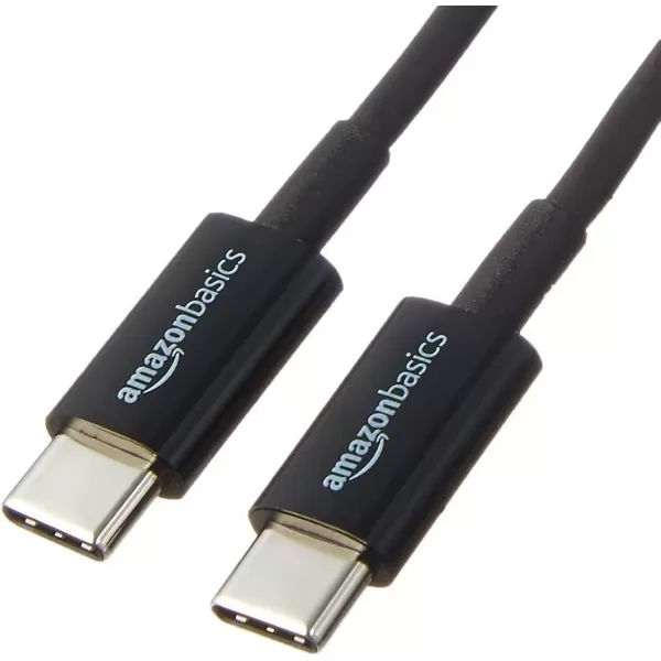 imageAmazon Basics USBC to USBC Fast Charger Cable 480Mbps Speed USBIF Certified for Fast Charging Apple iPhone 1615 iPad MacBook Samsung Galaxy Tablets Laptops 6 Foot WhiteBlack