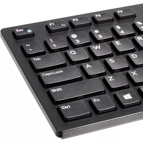 imageAmazon Basics Wired Keyboard FullSized QWERTY Layout Black