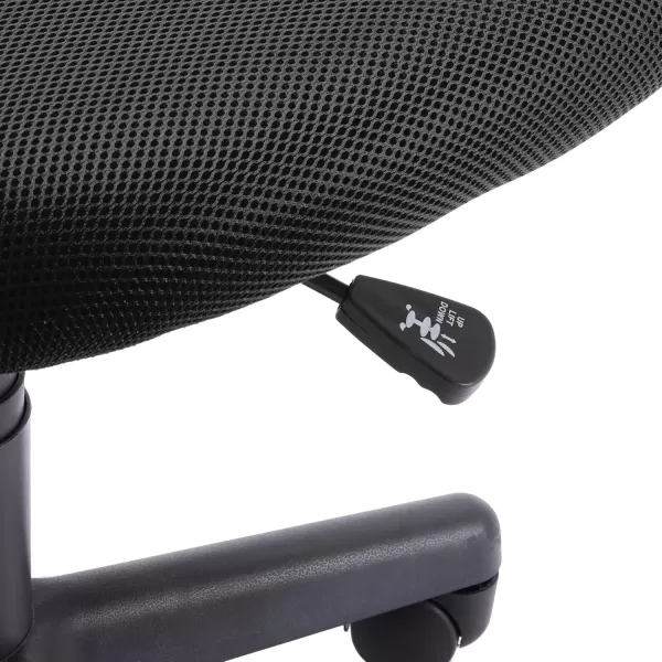 imageAmazon Basics Office Computer Task Desk Chair LowBack Pneumatic Seat Breathable Mesh Adjustable 2125quot D x 225quot W x 38quot H Swivel 270 Pound Capacity Blue NylonBlack