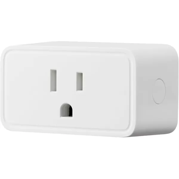 imageAmazon Basics Smart Plug Works with Alexa Only 24 GHz WiFi No Hub Required 1Pack White1Pack