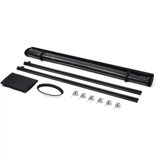 imageAmazon Basics Soft RollUp Truck Bed Tonneau Cover for 20142019 Chevy Silverado GMC Sierra 1500 20152018 Silverado Sierra 2500 3500 HD Fleetside Bed Length 65Bed Length 65
