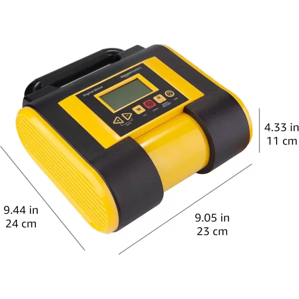 imageAmazon Basics Tire Inflator Portable Air Compressor Pump with Digital Pressure Gauge 12V DC 150 PSI Black