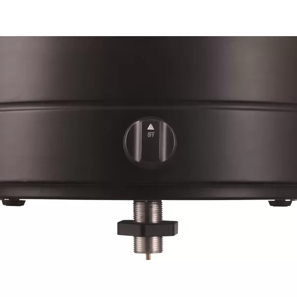 imageAmazon Basics 14Inch 9000 BTU Round Tabletop Propane Gas Fire Pit BrownDark Brown