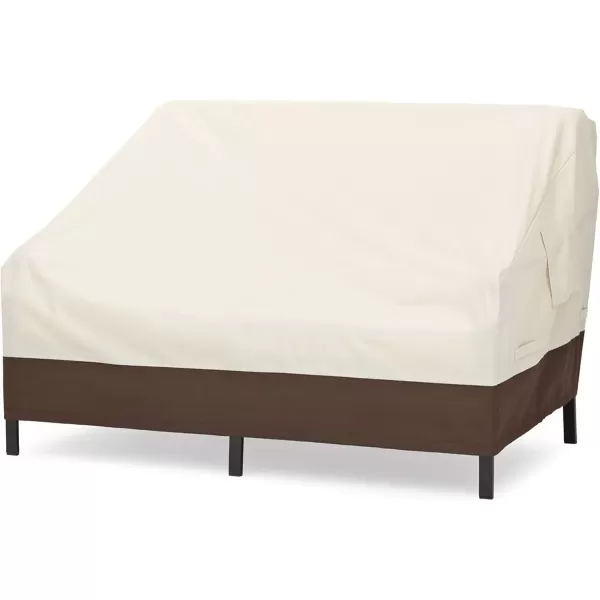 imageAmazon Basics 3Seater Outdoor Patio Deep Lounge Sofa Cover BeigeTan2 Seater