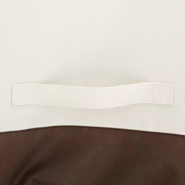 imageAmazon Basics 3Seater Outdoor Patio Deep Lounge Sofa Cover BeigeTanSet of 2