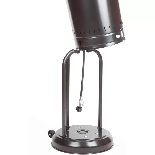 imageAmazon Basics 46000 BTU Outdoor Propane Patio Heater with Wheels Commercial ampamp Residential Havana Bronze 321 x 321 x 913 inches LxWxHHavana Bronze