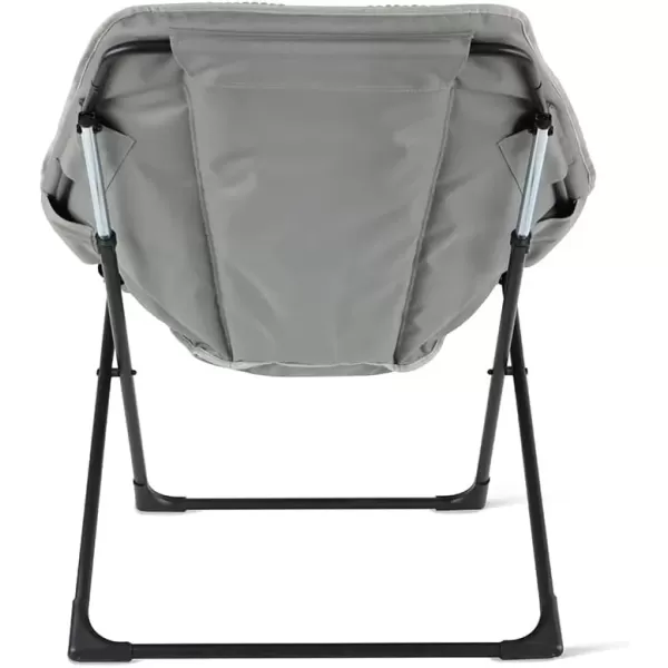 imageAmazon Basics Hexagon Shaped Chair with Foldable Metal Frame Grey 335quotD x 315quotW x 343quotHGrey