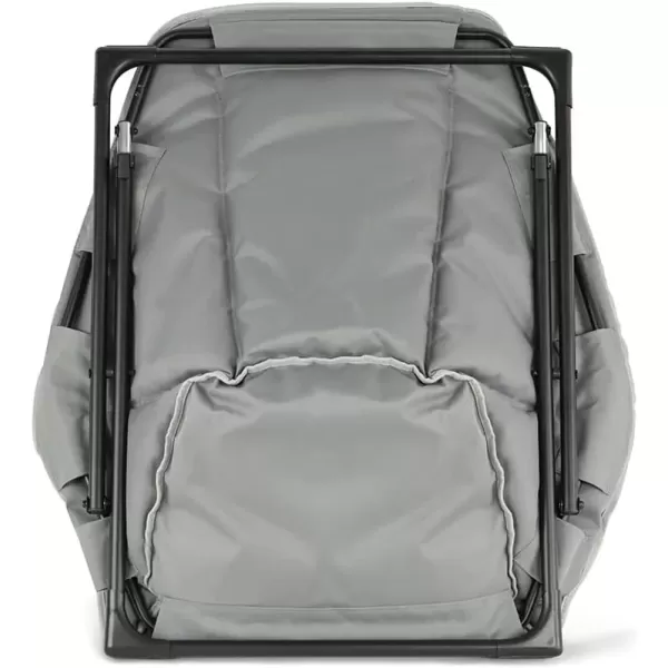 imageAmazon Basics Hexagon Shaped Chair with Foldable Metal Frame Grey 335quotD x 315quotW x 343quotHGrey