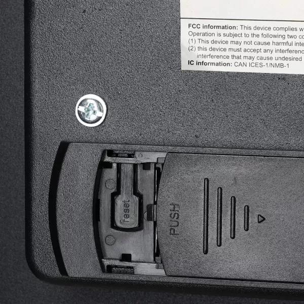 imageAmazon Basics Small Safe For Home Steel Security Electronic Programmable Keypad Lock Box 18 Cubic Feet Black05 Cubic Feet