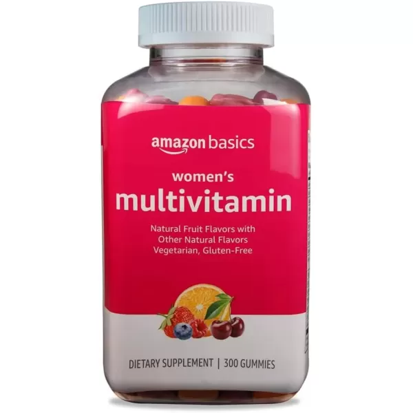 imageAmazon Basics Womens Multivitamin 300 Gummies 150 Servings Previously Solimo300 Count Pack of 1