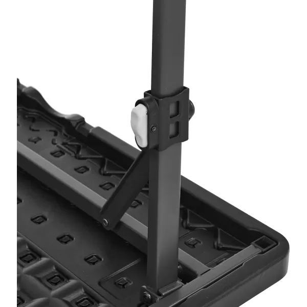 imageAmazon Basics 34 inch Portable Folding Card Table with Carrying Handle Black