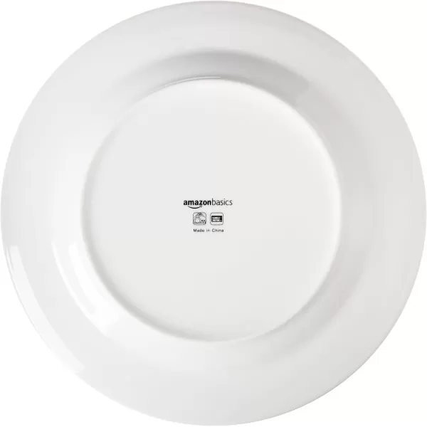 imageAmazon Basics 6Piece White Dinner Plate Set 105 inches