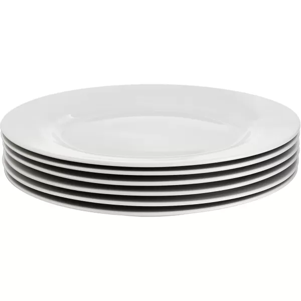 imageAmazon Basics 6Piece White Dinner Plate Set 105 inches