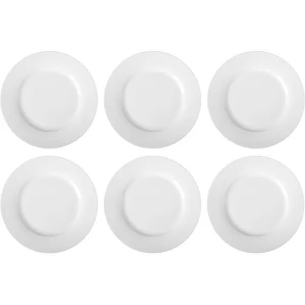 imageAmazon Basics 6Piece White Dinner Plate Set 105 inches