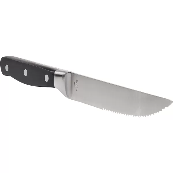imageAmazon Basics 8Piece Kitchen Steak Knife Set Black