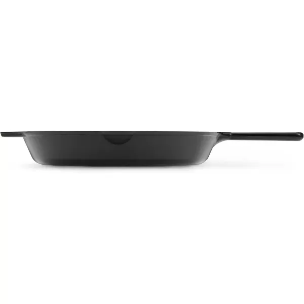 imageAmazon Basics PreSeasoned Cast Iron Skillet HeavyDuty ampamp Large 15Inch Black15