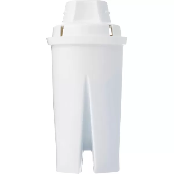 imageAmazon Basics Water Filter Pitcher for Fridge  10Cup Water Pitcher with Filter Compatible to Brita Water Pitchers ampamp Dispensers for Clean Crisp Water WQA and NSF Certified Made in Europe6 Count Pack of 1