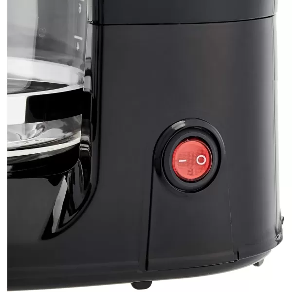 imageAmazon Basics Coffee Makers 12Cup Coffee Machines with Reusable Filter Coffee Pots Black ampamp Stainless Steel12Cup