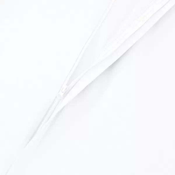 imageAmazon Basics Lightweight Microfiber 2Piece Duvet Cover Set with Zipper Closure TwinTwin XL Bright White Solid  Pack of 4TwinTwin XL  4 Pack