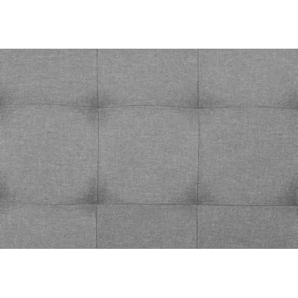 imageAmazon Basics Faux Linen Upholstered Tufted Headboard with Adjustable Height King GrayGray