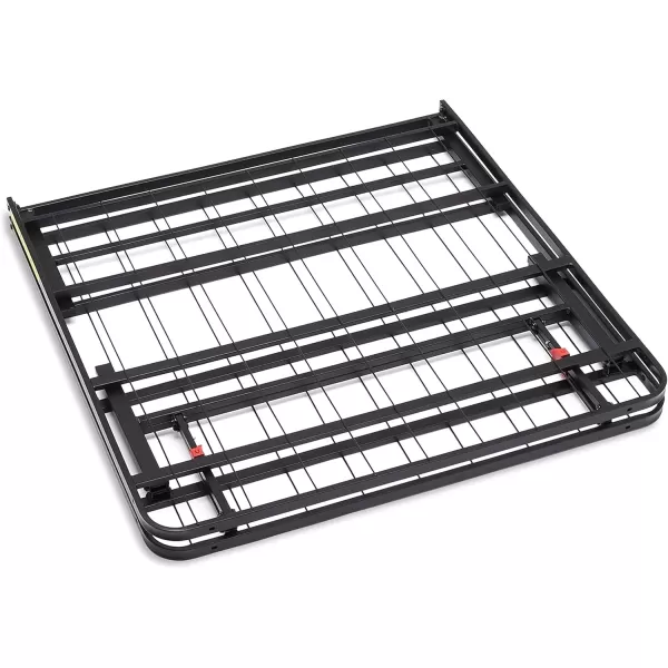imageAmazon Basics Foldable Metal Platform Bed Frame with Tool Free Setup 14 Inches High Sturdy Steel Frame No Box Spring Needed Twin XL BlackBlack