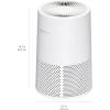 imageAmazon Basics Air Purifier for Home and Office With 3Stage Filtration HEPA Filter With Activated Carbon 3 Speeds Timer Sleep Mode 32db Energy Star Certificate Covers Up to 1067 Sq ft WhiteAir Purifier