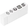 imageAmazon Basics Block White Eraser 2 Count Pack of 12 Count Pack of 1