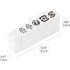 imageAmazon Basics Block White Eraser 2 Count Pack of 12 Count Pack of 1