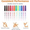 imageAmazon Basics Dry Erase Markers Low Odor Ultra Fine Tip 12Pack BlackAssorted
