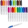 imageAmazon Basics Fine Tip Point Permanent Markers for Office School and Home Use Black 4 PackAssorted
