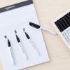 imageAmazon Basics Fine Tip Point Permanent Markers for Office School and Home Use Black 4 PackBlack