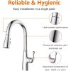 imageAmazon Basics Kitchen Faucet PullDown Sink with Fast Mount Chrome Finish 1PackChrome