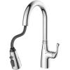 imageAmazon Basics Kitchen Faucet PullDown Sink with Fast Mount Chrome Finish 1PackChrome