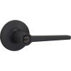 imageAmazon Basics Manchester Door Lever  Privacy  Matte Black 6PackMatte Black
