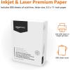 imageAmazon Basics Multipurpose Copy Printer Paper 24lb 85x11inch 1 mega ream 800 sheet 97 Bright White1 mega ream 800 sheet