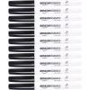 imageAmazon Basics Dry Erase Markers Low Odor Ultra Fine Tip 12Pack BlackBlack