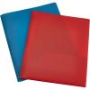 imageAmazon Basics Heavy Duty Plastic Folders with 2 Pockets for Letter Size Paper Red and Blue 2Pack2Pack