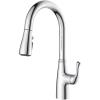 imageAmazon Basics Kitchen Faucet PullDown Sink with Fast Mount Chrome Finish 1PackChrome