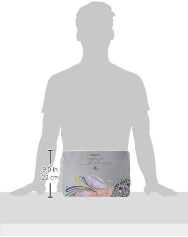 imageAmazon Basics Premium Colored Pencils 24 Count Soft Core Multicolor Back to School Supplies Pack of 148 Count Pack of 1