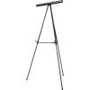 imageAmazon Basics High Boardroom Black Aluminum Flipchart Whiteboard and Display Easel Stand with Adjustable Height Telescope Tripod Black 37 x 18 x 28 InchesLightweight Board Easel