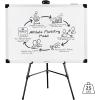 imageAmazon Basics High Boardroom Black Aluminum Flipchart Whiteboard and Display Easel Stand with Adjustable Height Telescope Tripod Black 37 x 18 x 28 InchesHeavy Duty Board Easel
